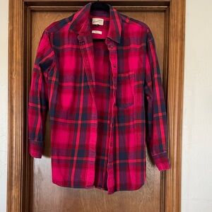 Universal Thread Red and Black Plaid Shirt